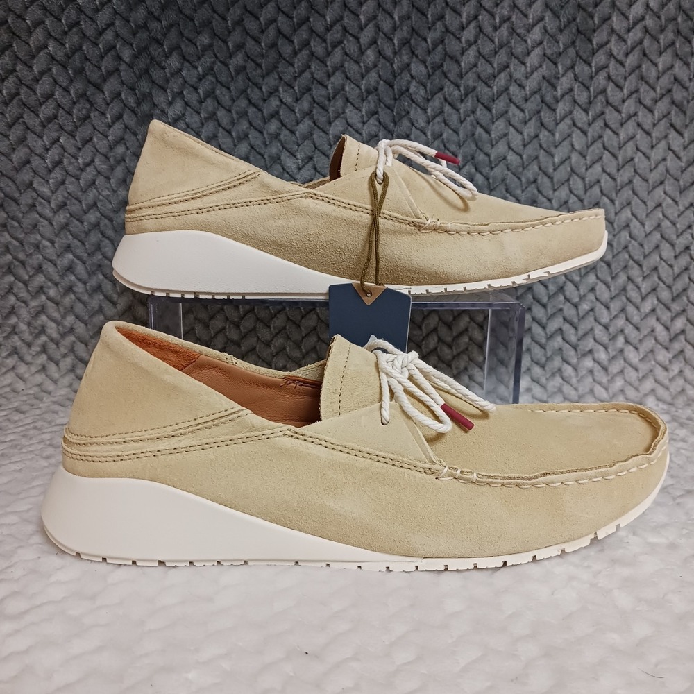 Olukai Ka'a Golden Sand Men's Business Preppy Driving Moccasin Loafer Size 10